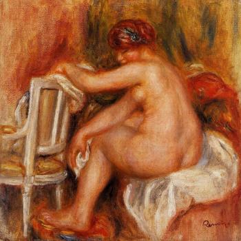 Pierre Auguste Renoir : Seated Nude II